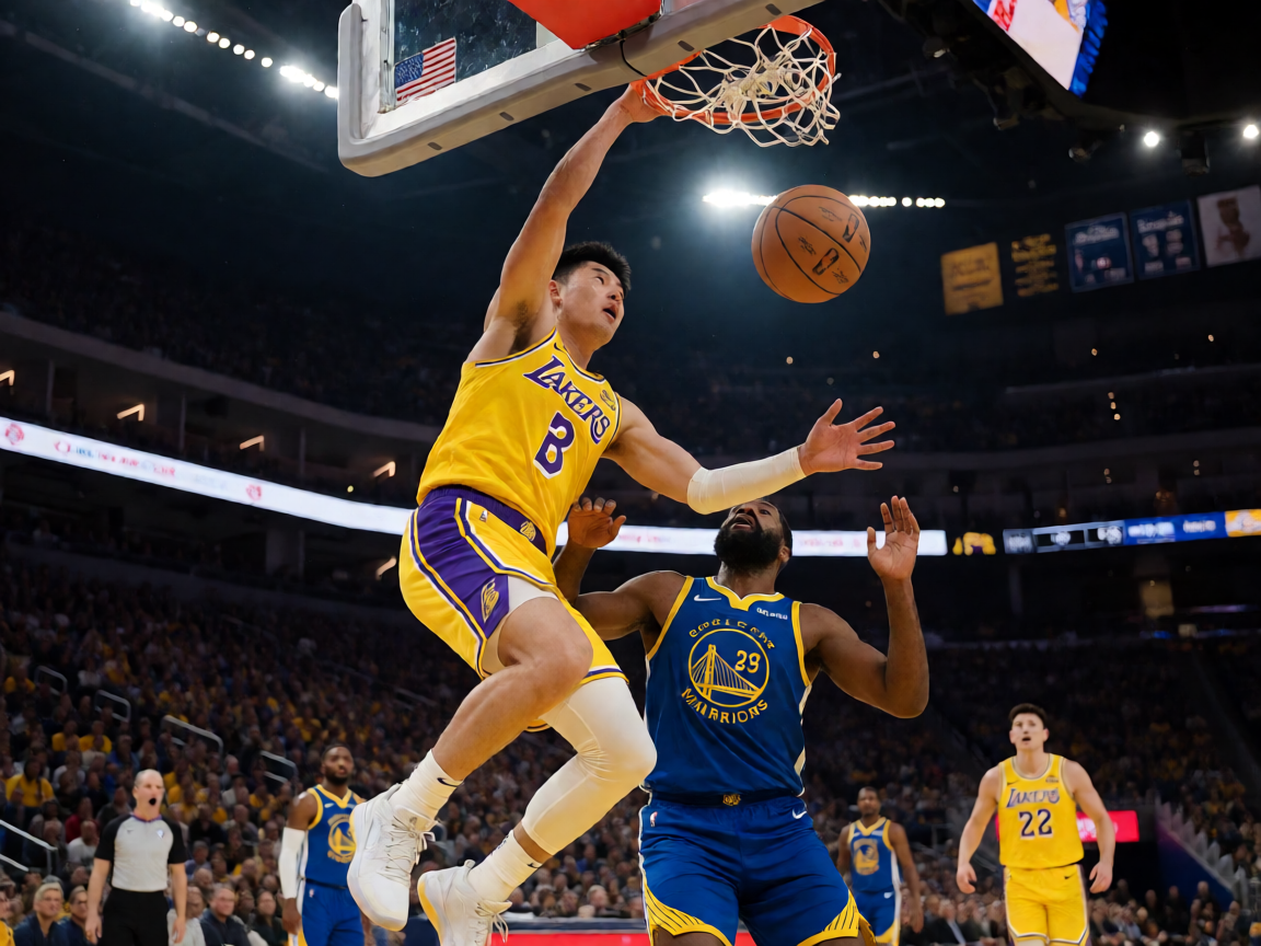 NBA篮球比赛中的精彩扣篮瞬间